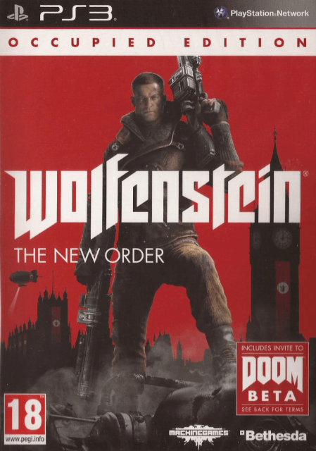 Wolfenstein box art for Playstation 3
